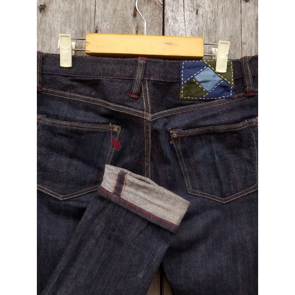 nbdn ronin denim selvedge 14oz skinny size fit 30 second original preloved