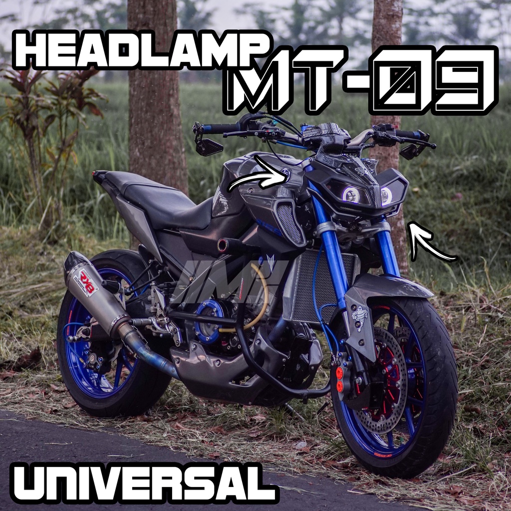 HEADLAMP/HEADLIGHT CUSTOM REP. MT-09 (UNIVERSAL)