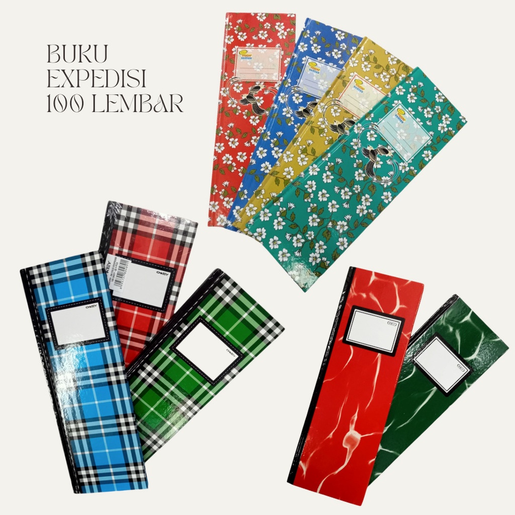 

Buku panjang Ekspedisi 100 lembar