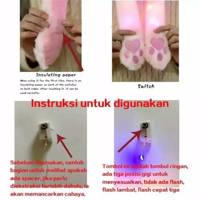 SALE Topi Led Karakter Murah