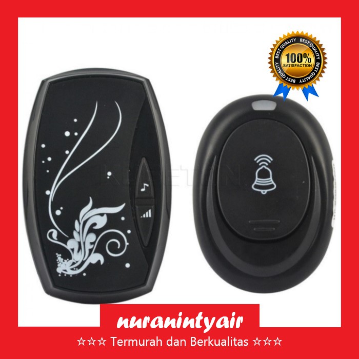 Bel Rumah Wireless Waterproof - Wireless Smart Alarm Doorbell