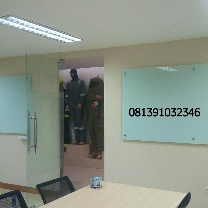 

papan tulis kaca tempel / glassboard 5mm uk.100x200