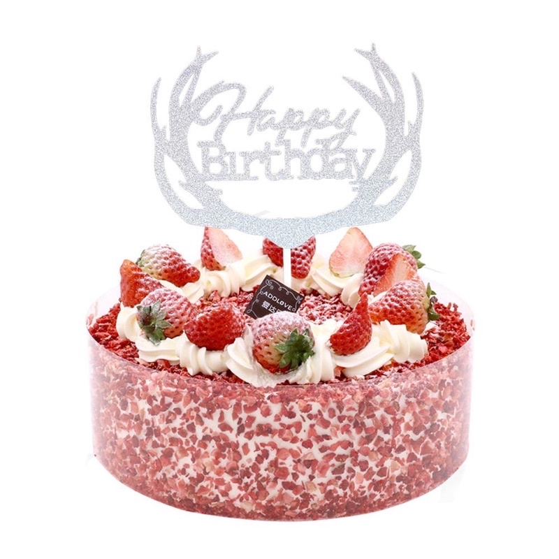 Ucapan Tulisan Happy Birthday Bahan Akrilik Warna