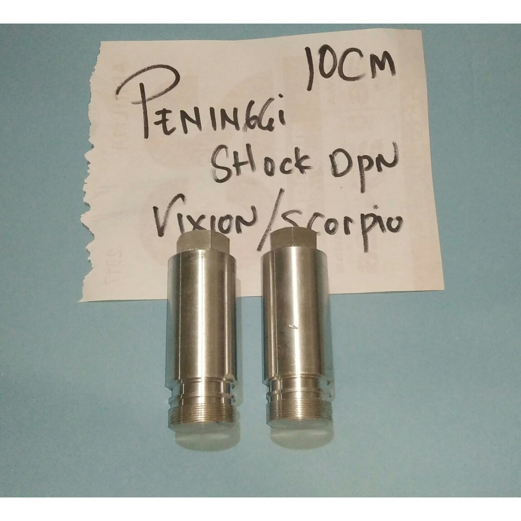 peninggi shock depan yamaha vixion scorpio r15 v2 tinggi 10cm