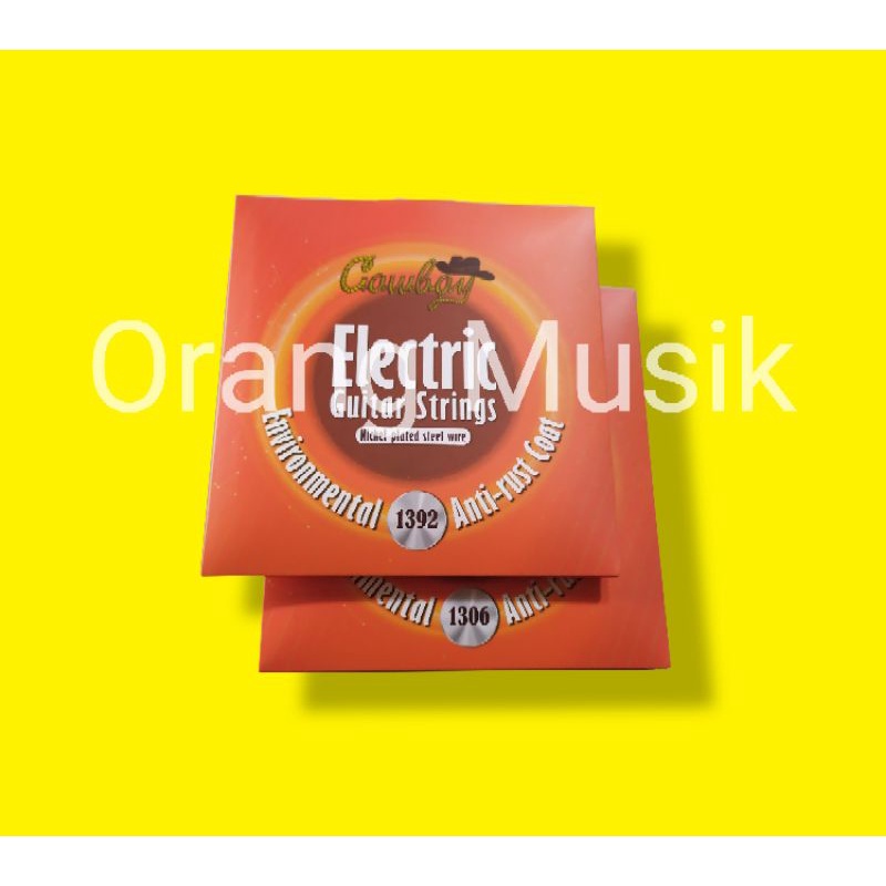 Senar Gitar Elektrik Cowboy Ukuran 09 010 Original Anti Rust Coat - Senar Cowboy Import Ukuran 0.09 0.10