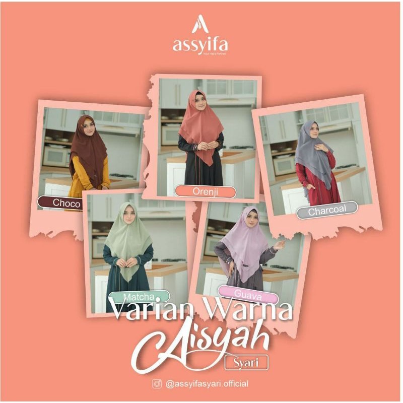AISYAH SERIES BY ASSYIFA SYARI (OPEN PO)