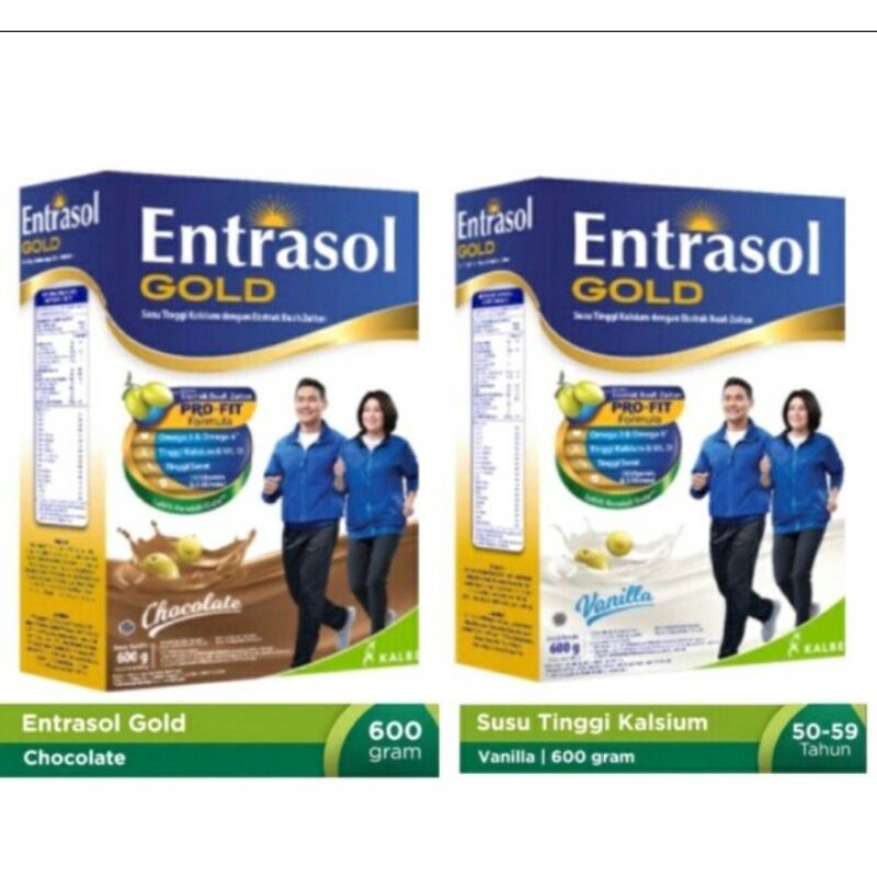 

ENTRASOL GOLD VANILLA DAN COKLAT 600GR