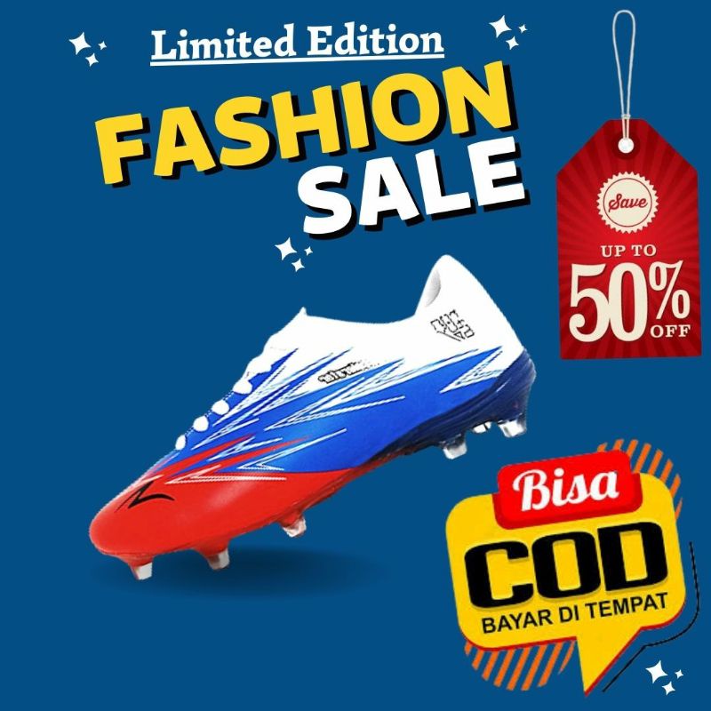 Sepatu Sepak Bola Specs Accelerator Alpha Garuda Attack Biru Terbaru 2021 Original 100% Accelerator 