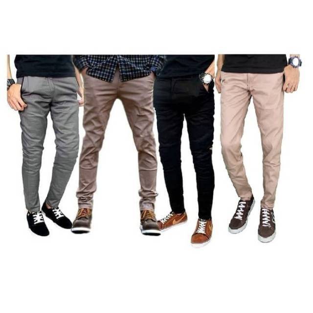  Celana  panjang chino  slim fit murah Shopee Indonesia 