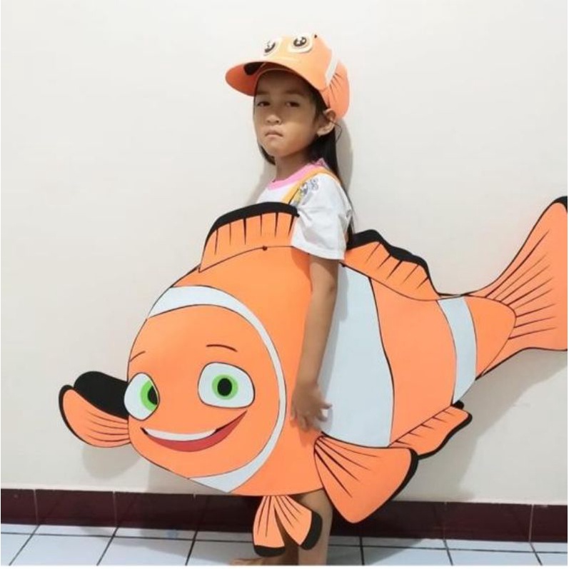 kostum ikan nemo model gantumg tas