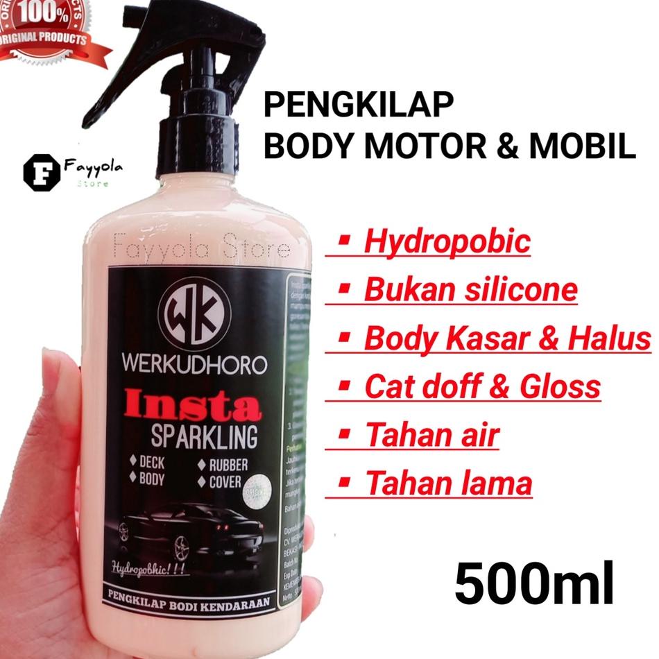 Promo Terupdate Insta Sparkling 500ml / Pengkilap Motor &amp; Mobil / Cat Doff / Gloss / Body Kasar / Body Halus