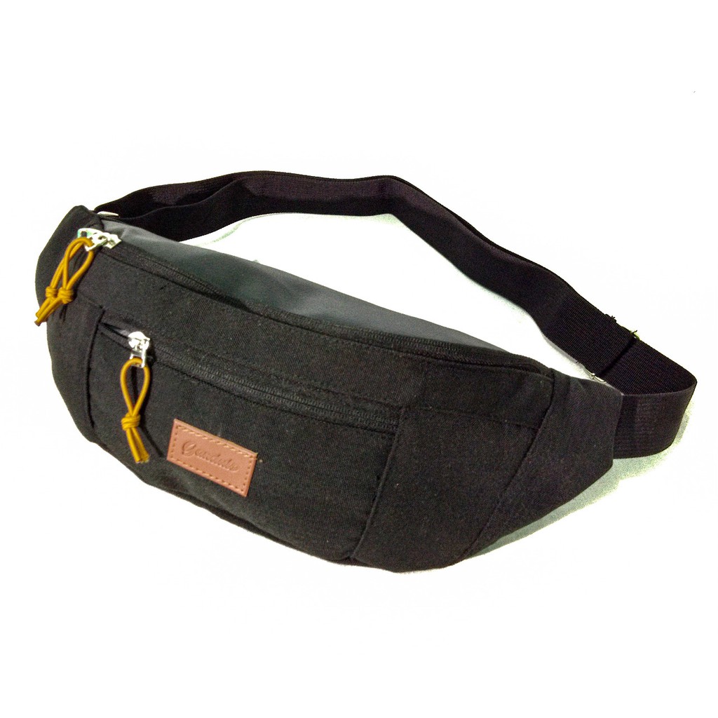  Tas  Selempang Waist Bag Original Ganduls Bahan Kanvas 