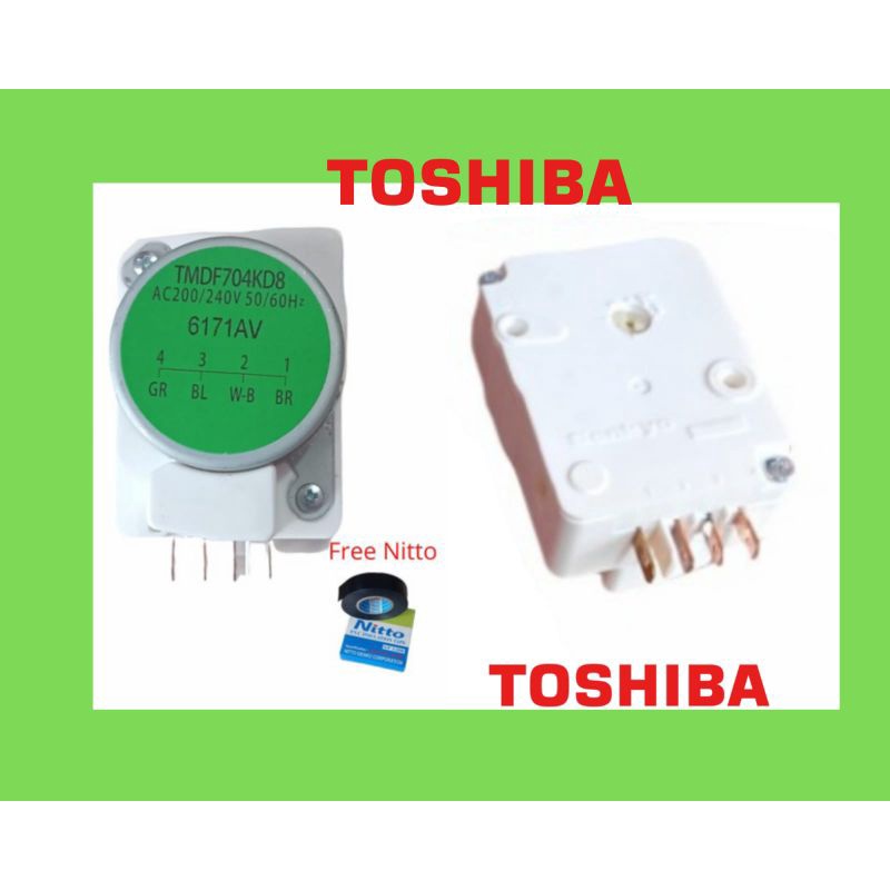 timer defrost kulkas 2 pintu Toshiba original