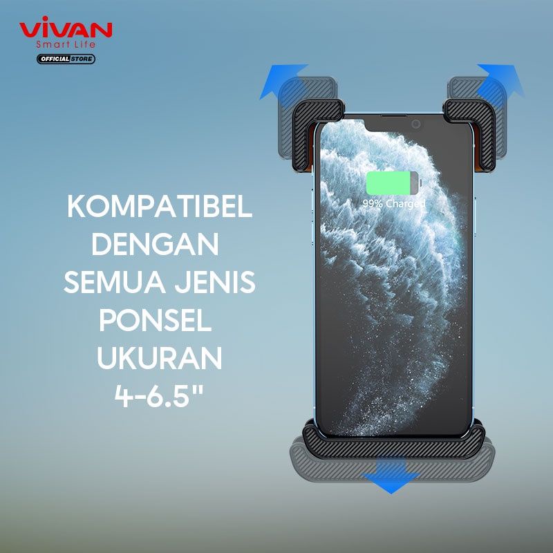 Vivan VMH01 Sepeda Motor Motorcycle Phone Holder