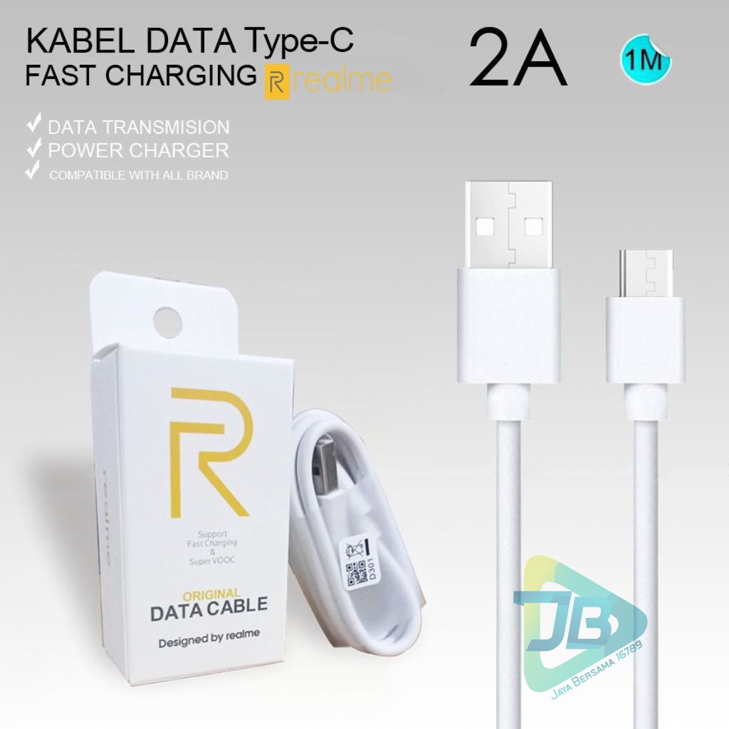 Kabel cable data original REALME Fast charging 2A TIPE C usb realme 6 6pro 7 7pro 8 8pro supoort vooc JB5325