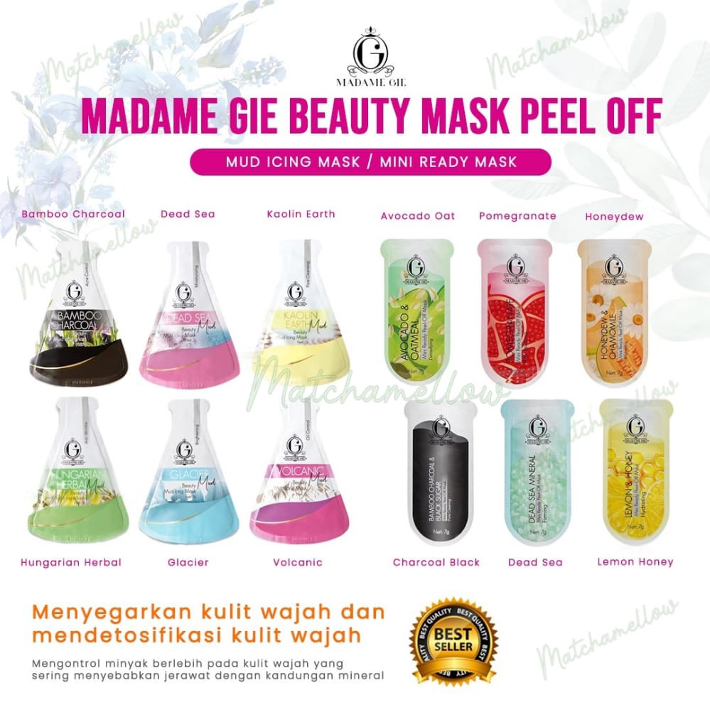 ❄️MATCHA❄️ MADAME GIE BEAUTY MUD ICING MASK and MINI READY ORIGINAL BPOM / MASKER MADAME GIE