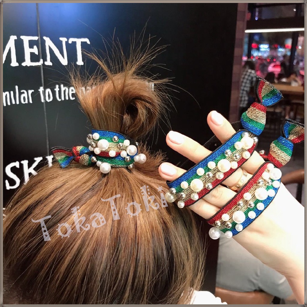 IKAT RAMBUT KOREA RAINBOW / IKAT RAMBUT / IKAT RAMBUT KOREA / TALI RAMBUT / TALI RAMBUT KOREA