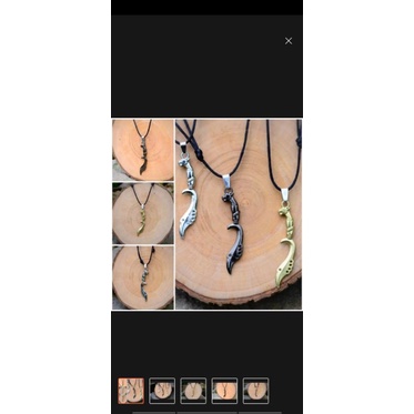 Kalung Kujang Khas Sunda Siliwangi Necklace Pendant Kujang 3D Timbul