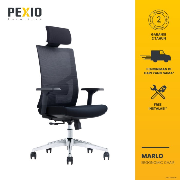 Kursi Kantor Kursi Jaring Kursi Ergonomic Marlo Pexio