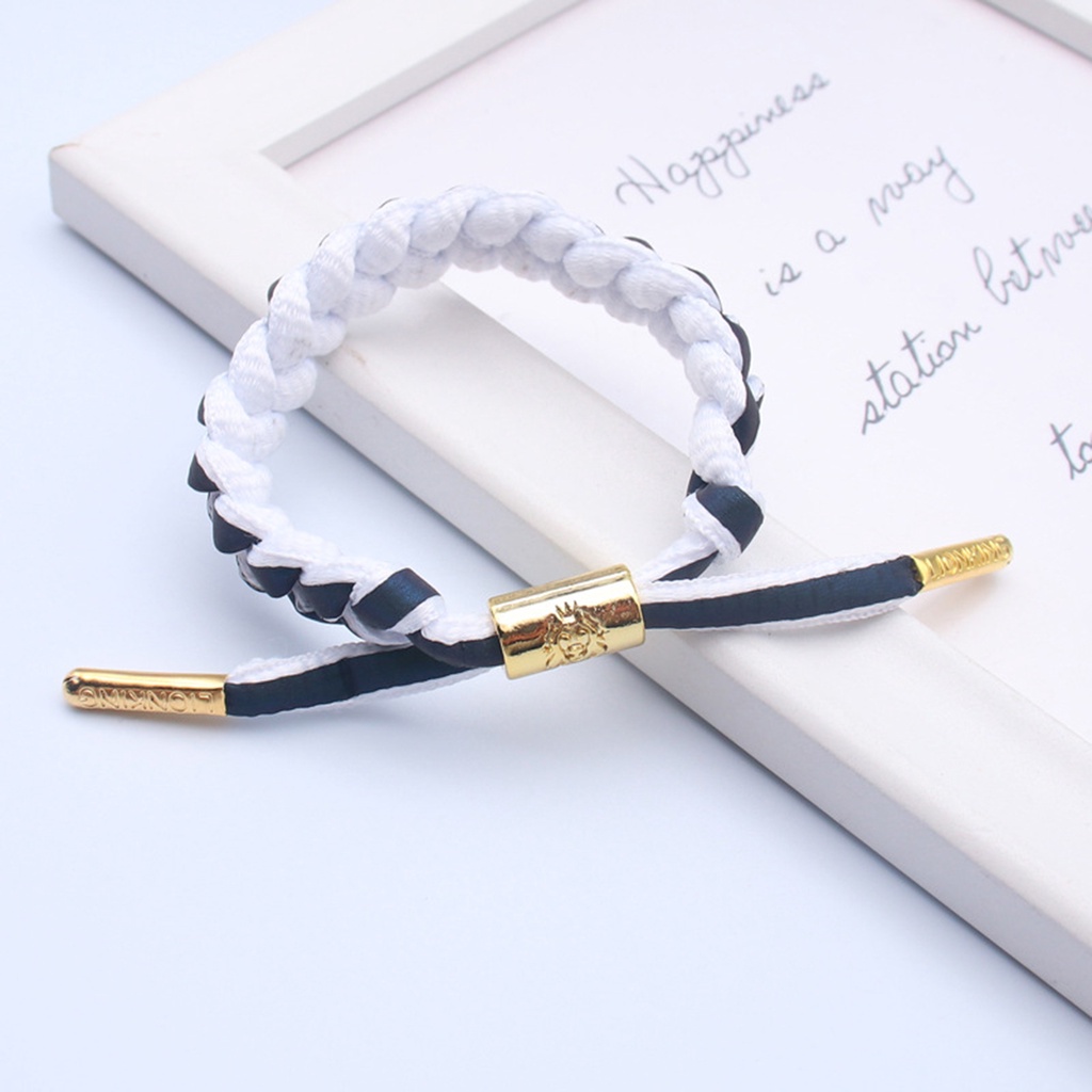 Hu Hu Hu Hu Hu Alat Bantu Pasang Kacamata♡ Gelang Tali Kepang Handmade Adjustable Warna Holografik Reflektif