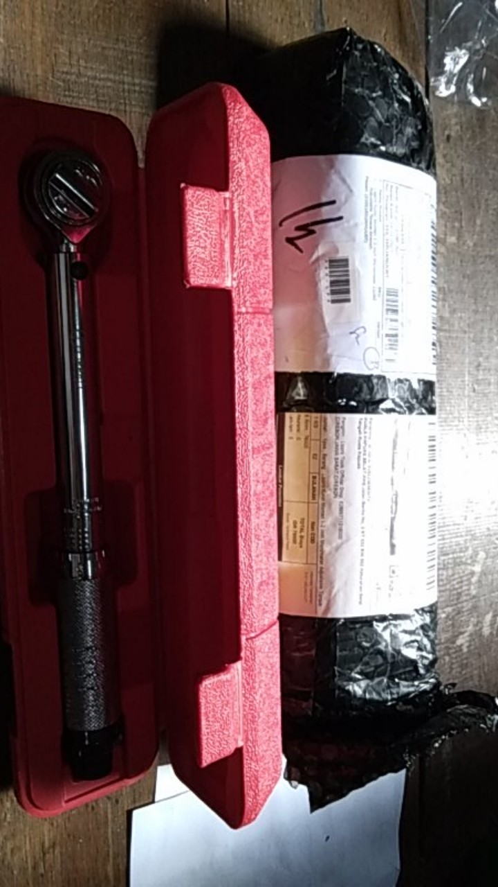 Lippro Kunci Momen 1-2 Inch Micrometer Adjustable Torque Wrench