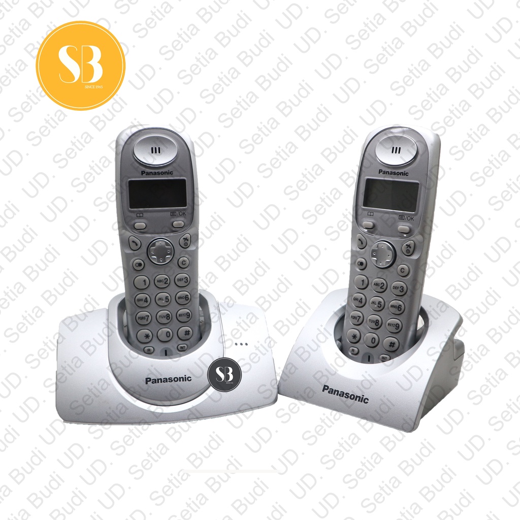 Telepon Cordless Isi 2 Panasonic KX-TG1102-BX Wireless 1102