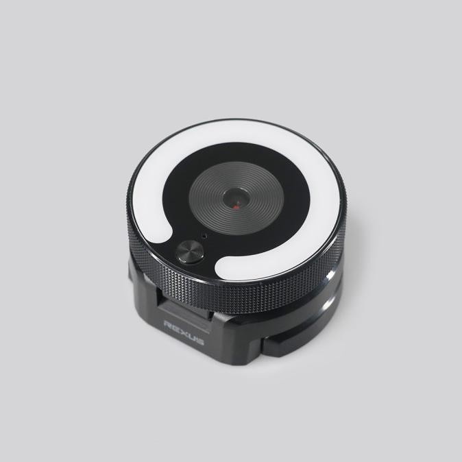 WEBCAM CAMERA REXUS ALVA II SW-RX03 FHD 1080P 30FPS WITH MIC RING LIGHT