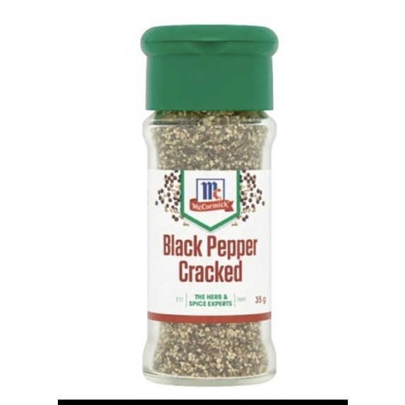 Mccormick Mc Cormick blackpepper black pepper grinder 28 g lada hitam / black pepper cracked
