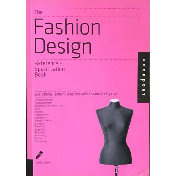 Buku Menjahit & fashion - The Fashion Desaign Reference & Specification Book