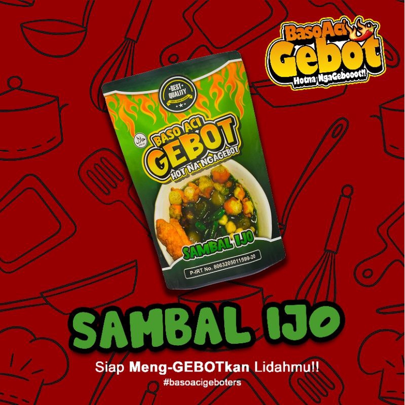 

BASO ACI GEBOT CABAI IJO | BASO ACI KHAS GARUT | PEDAS GURIH