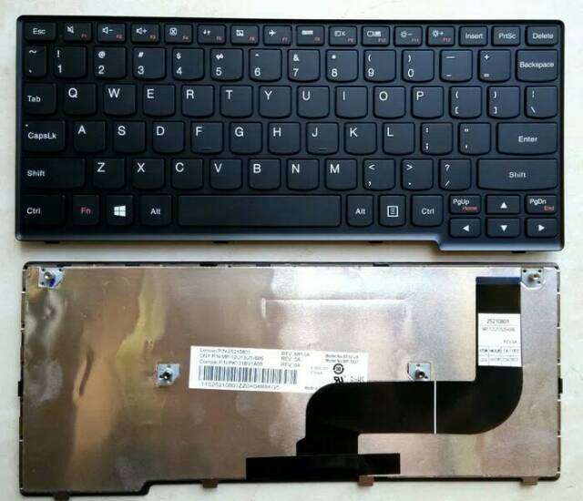 Keyboard Laptop Lenovo IdeaPad S20 30 S210 S210T S215 S215T S20-30 Hitam