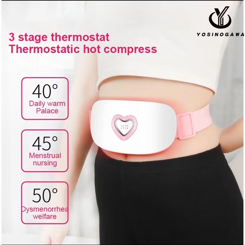 Penghangat Perut Saat Haid / Bantal Penghangat Elektrik / Menstrual Pad / Pereda Nyeri Haid Import Unik Termurah 100% Authentic-YOSINOGAWA