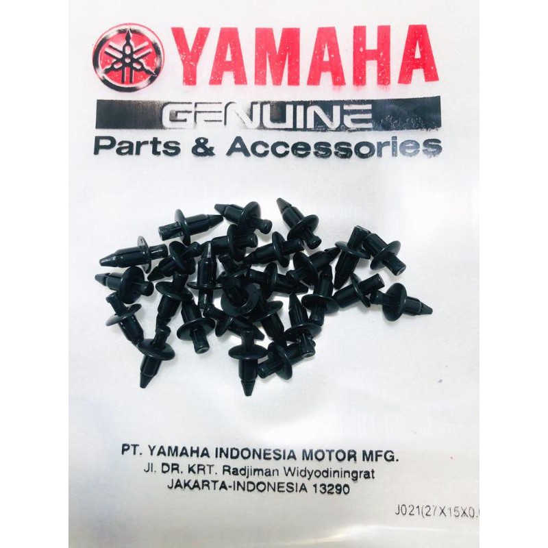 RIVET BAUT KLIP CENGKEH KANCINGAN BODI PLASTIK CLIP BODI BAUT CACING ORIGINAL ALL MOTOR