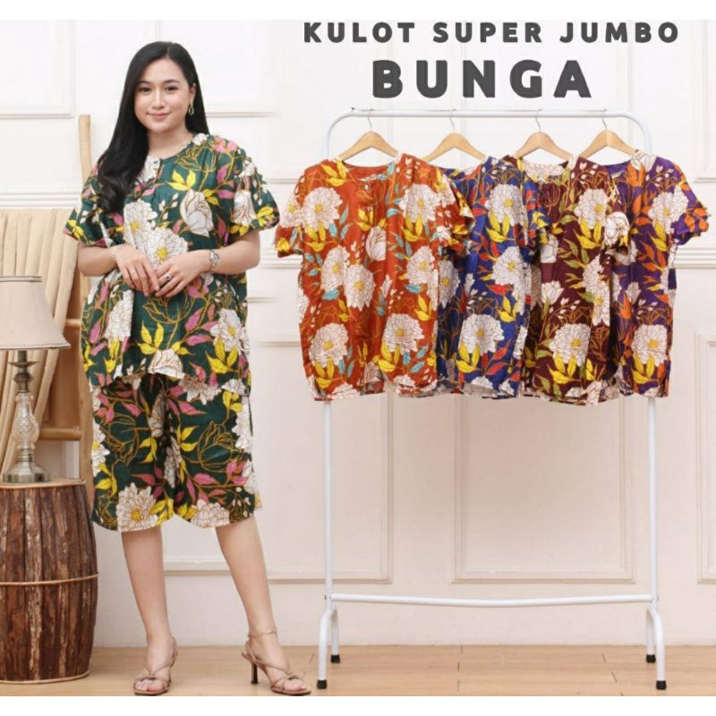 Kulot Batik Setelan Baju Tidur