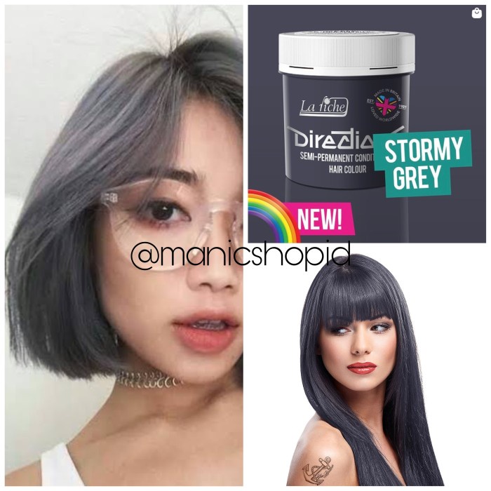 LA RICHE DIRECTIONS CAT RAMBUT GREY ASH SILVER HAIRDYE FASHION IMPORT