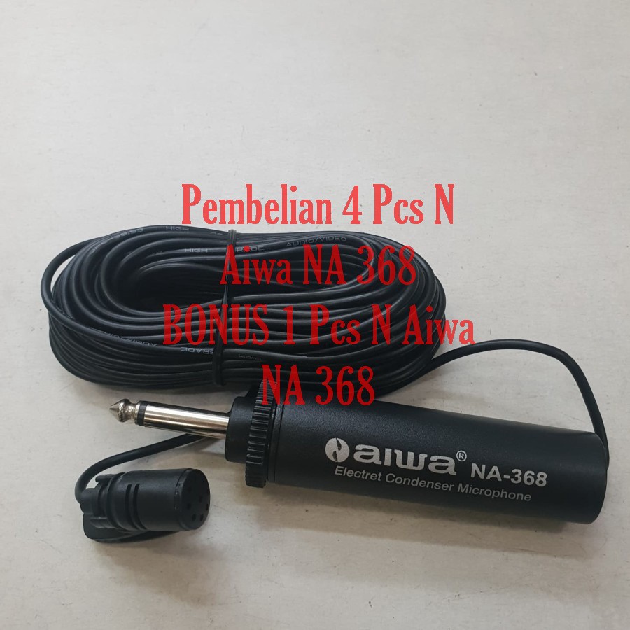 Mic Kabel N Aiwa NA 368 Clip on Original Special Ramadhan