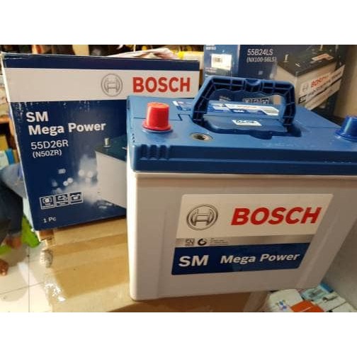 Aki Mobil Bosch 55D26R N50Z (Maintenance Free) 12V 60Ah