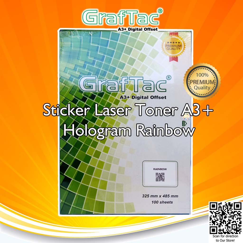 Stiker GRAFTAC HOLOGRAM