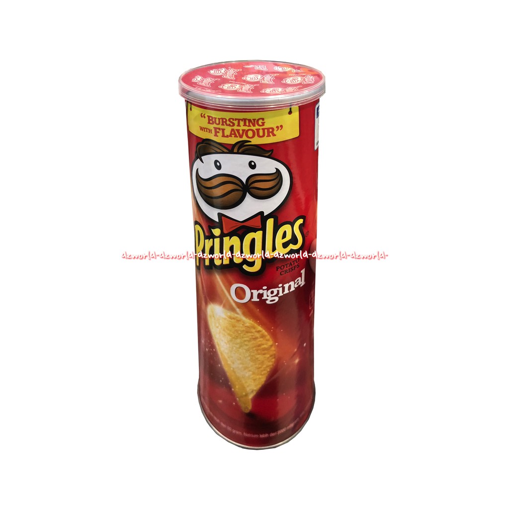 Pringles Salt Seaweed 107gr Kaleng Cemilan Snack Kentang Asin Keripik Kentang Pringless