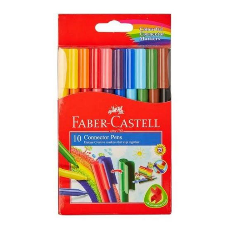 

Connector pen / spidol FaberCastell 10 warna