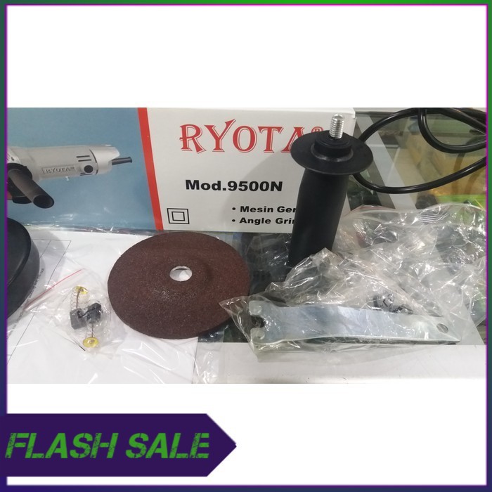 MESIN GERINDA TANGAN RYOTA 9500N 4  ANGLE GRINDER RYOTA