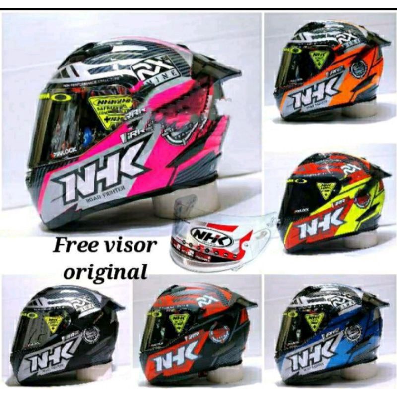 Helm NHK paket ganteng RX9 Double visor