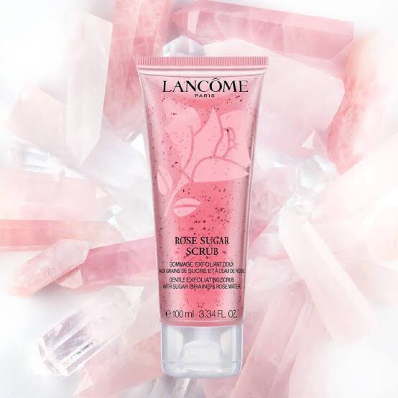 LANCOME - Rose Sugar Scrub - LANCOME Face Scrub | Shopee Indonesia
