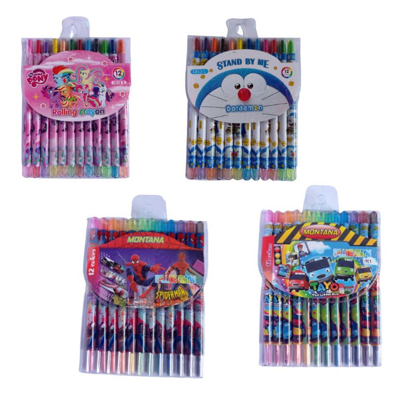 

Crayon Krayon Putar Karakter Doraemon Spiderman Little Pony Tayo
