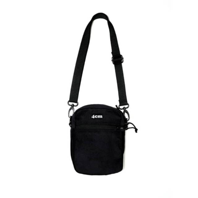 Sling Bag Blue Black- 4cm- tas cowok- tas corduroy