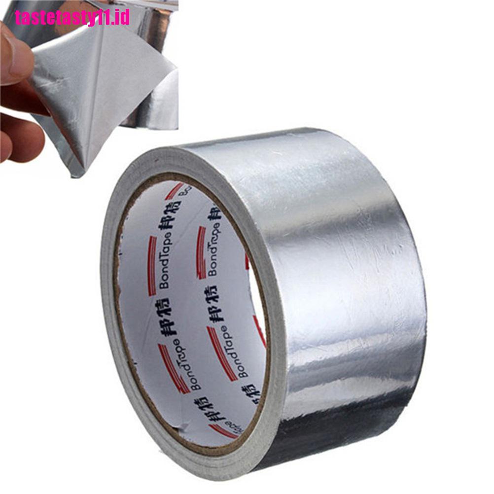 【TTID】5cm*17m Useful Aluminium Foil Adhesive Sealing Tape Thermal Resist Duct R