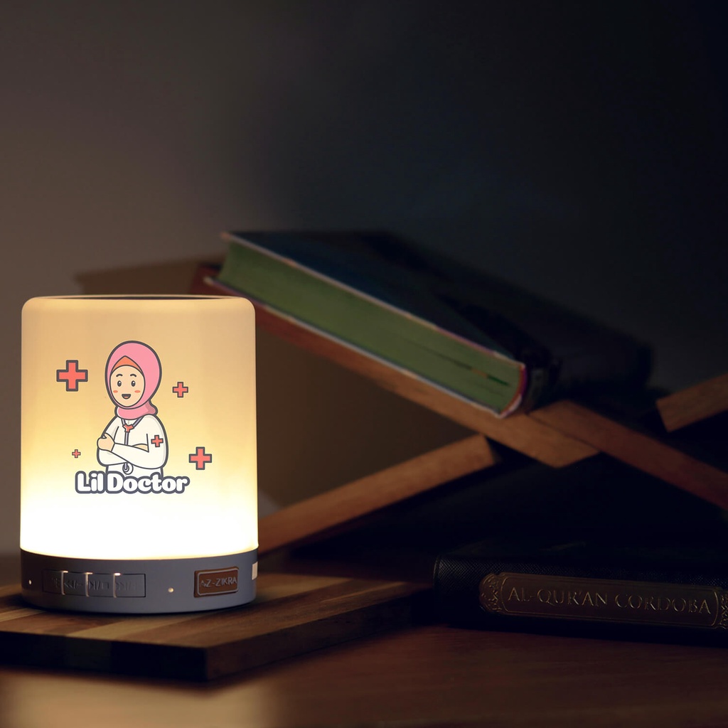 Hafiz Speaker Quran / Lampu Tidur Murottal Az-zikra Premium - HS Lamp Lil Doctor