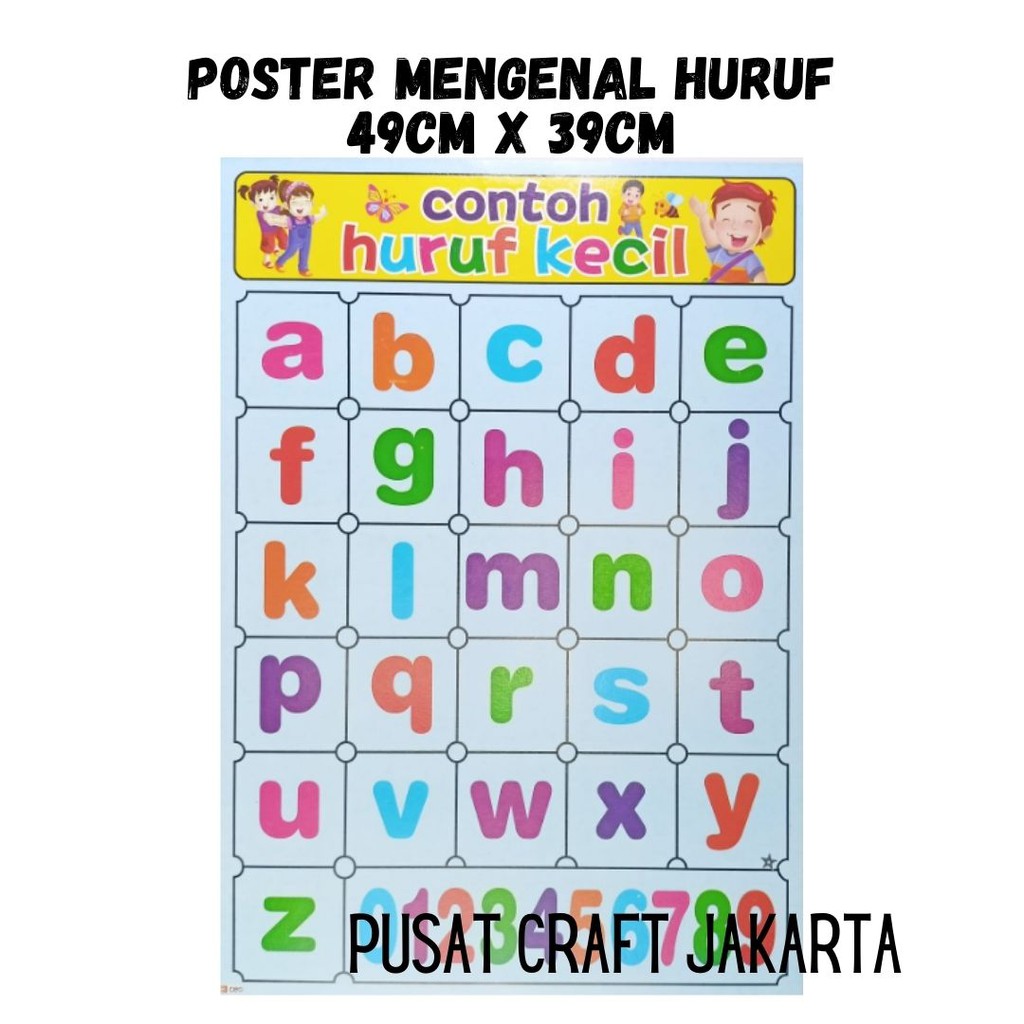 

Craft - Poster Mengenal Huruf Kecil