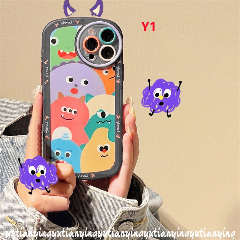 Soft Case Tpu Motif Kartun Monster Untuk Realme 9i C25Y C25s C31 C11 2021 C15 C35 5 6i C21Y 5s 5i C1 C25 C20 C20A C12