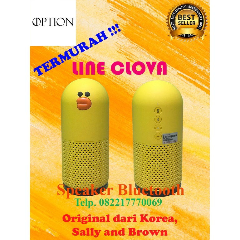 Speaker Bluetooth LINE Clova Friends Sally and Brown Original Korea Sally dan Brown